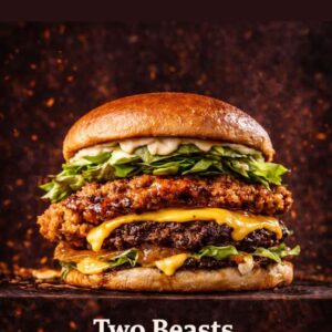 Two Beasts. One Bun. & Chips